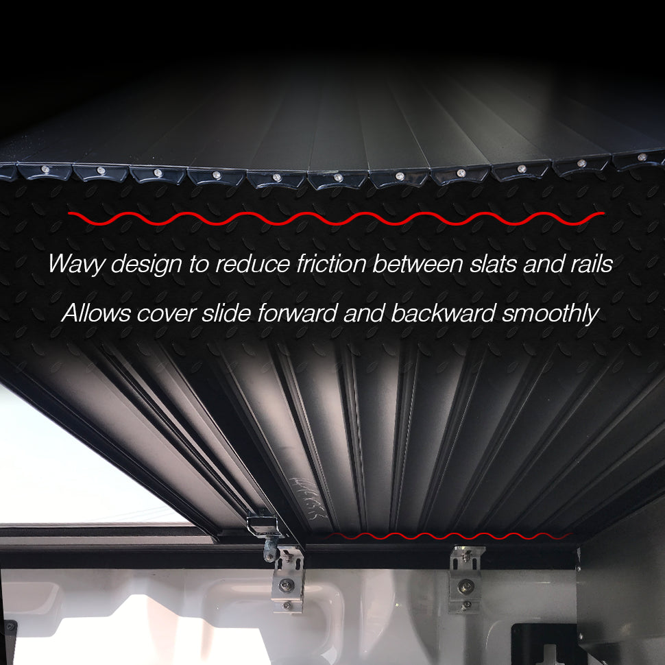 2007-2024 Nissan Titan Bed Recoil Retractable Tonneau Cover