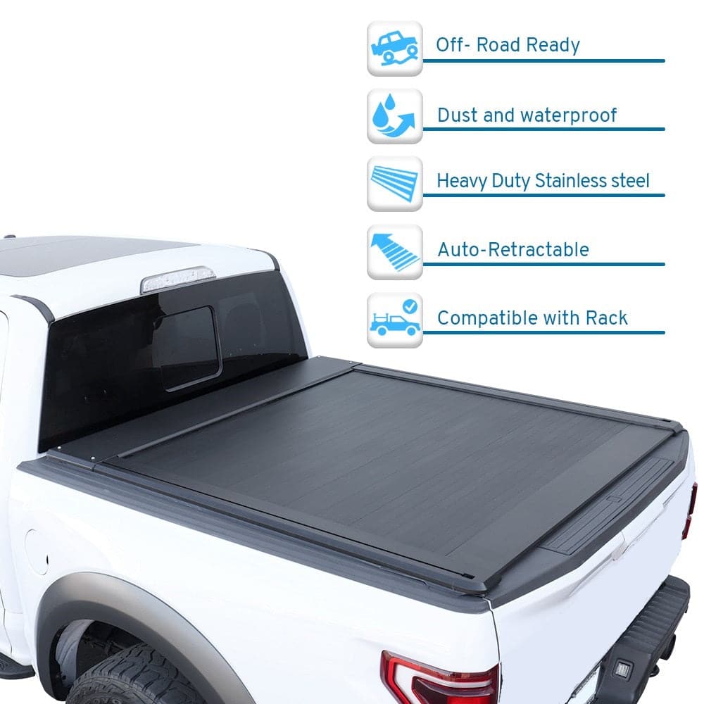 2009-2024 Dodge RAM 2500/3500 6.5ft Bed Recoil Retractable Tonneau Cover