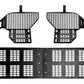 Cali Raised LED Molle Gear 2 Row Seating / Both Sides & Middle Tray (+$420) 2010-2022 Toyota 4Runner Interior Rear MOLLE Panel
