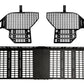 Cali Raised LED Molle Gear 2 Row Seating / Both Sides & Upper Tray (+420) 2010-2022 Toyota 4Runner Interior Rear MOLLE Panel