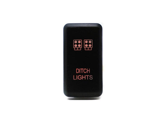 Cali Raised LED Switches Amber Toyota OEM Style "DITCH LIGHTS" Switch